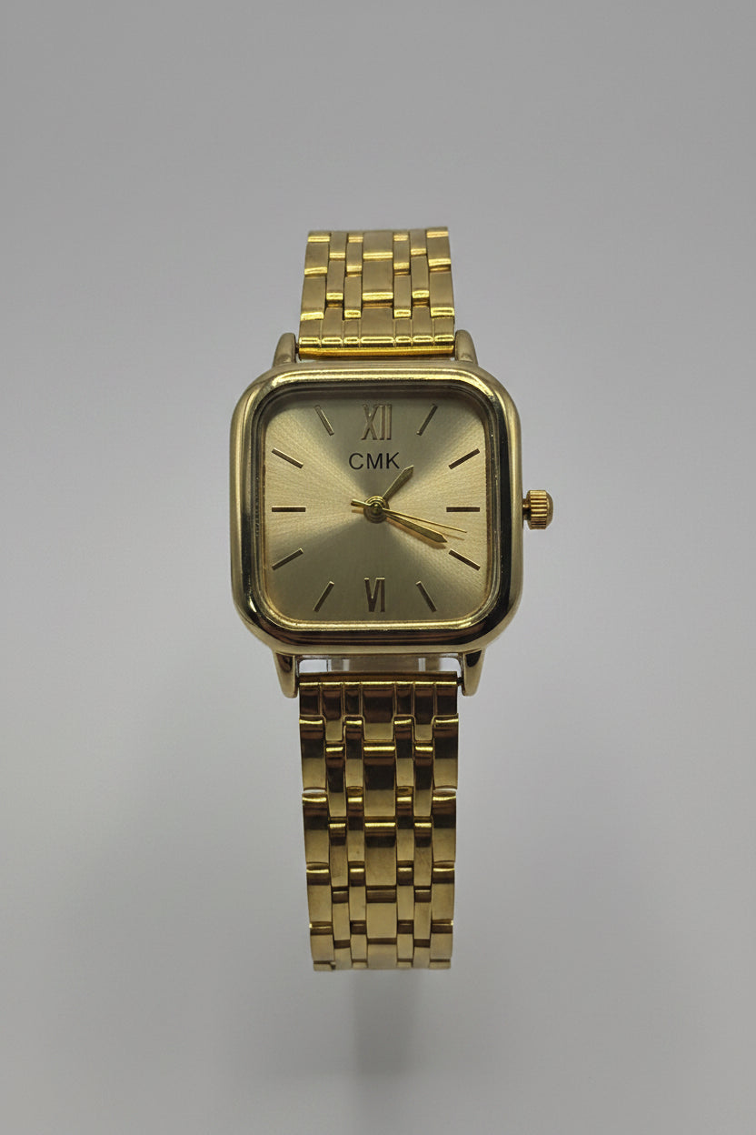 Elegant gold stainless steel women’s watch